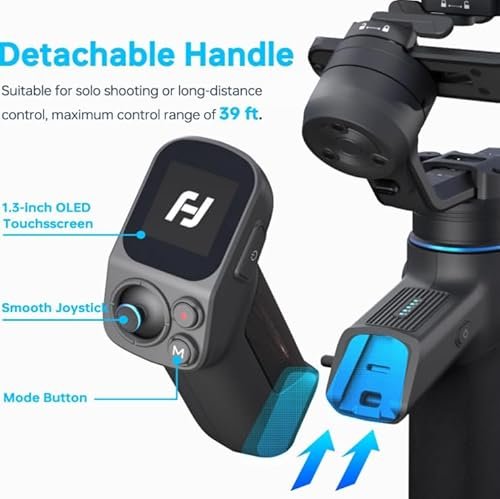 FeiyuTech SCORP Mini 3 Pro Camera Gimbal Stabilizer with AI Tracking
