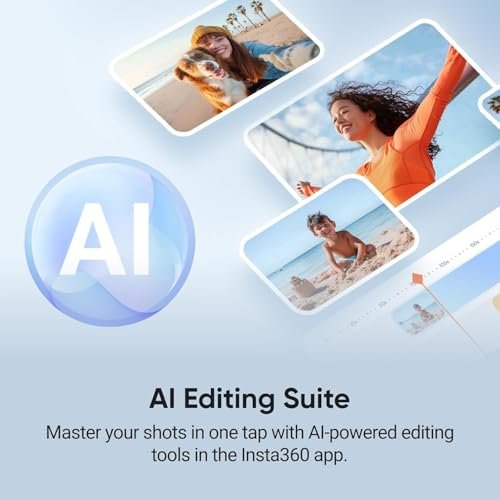 Insta360 Flow 2 Pro 3-Axis AI-Powered Smartphone Gimbal, Summit White