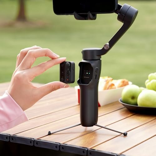 hohem Gimbal Stabilizer for Smartphone iSteady V3,Portable Phone Stabilizers with Al Tracker Detachable Remote Control Built-in Extension Rod/Tripod 3-Axis Stabilization 3