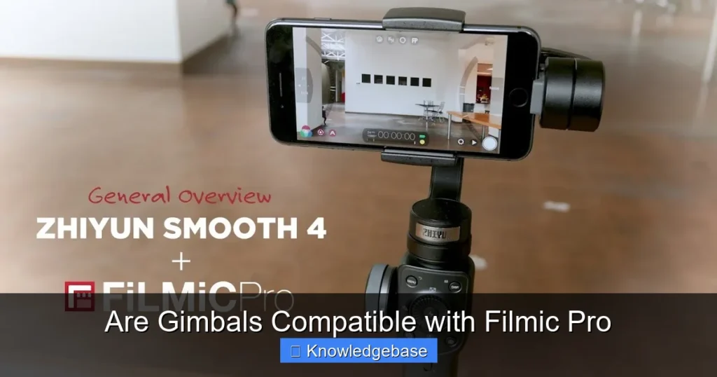 Are Gimbals Compatible with Filmic Pro