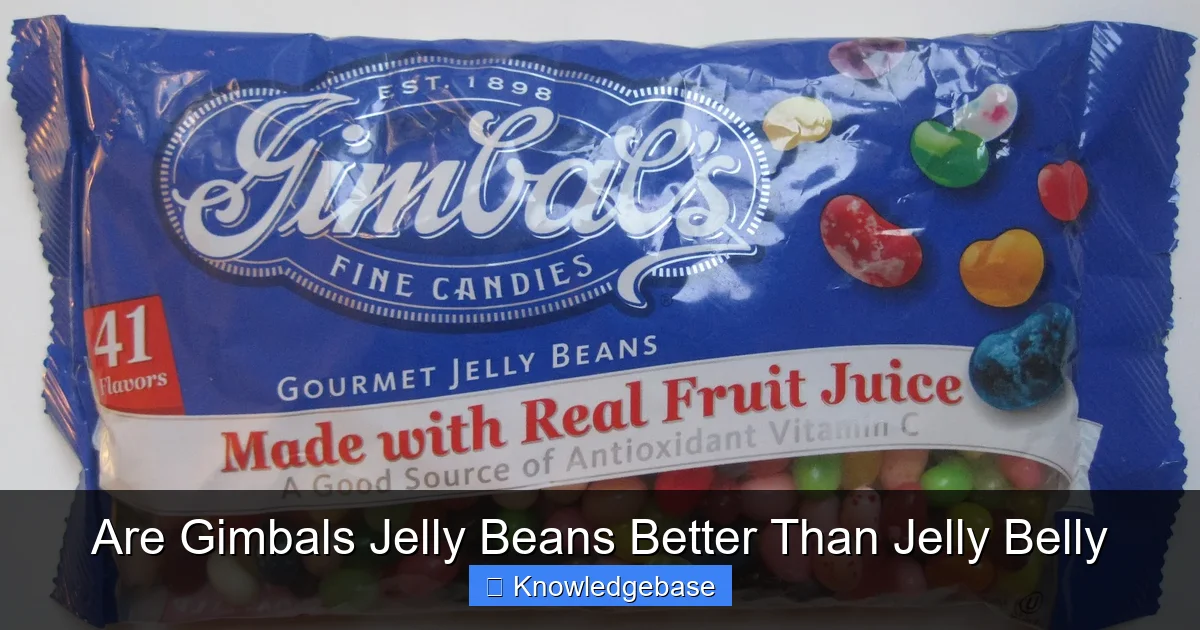 Are Gimbals Jelly Beans Better Than Jelly Belly