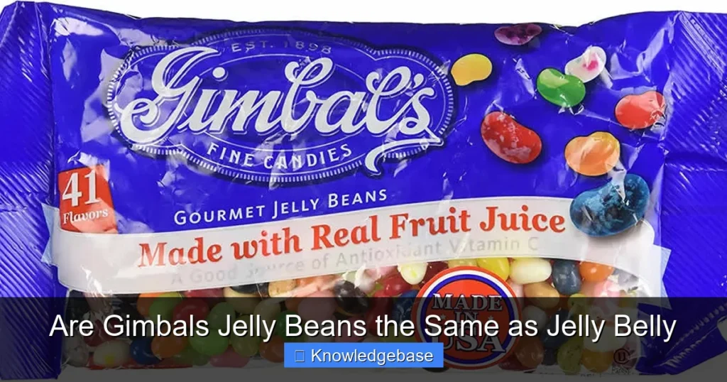 Are Gimbals Jelly Beans the Same as Jelly Belly