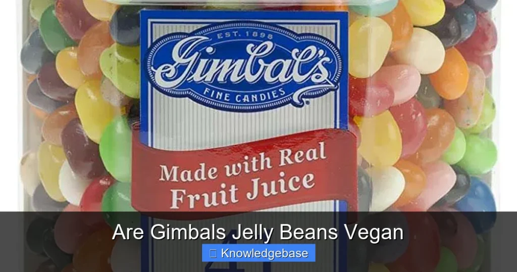 Are Gimbals Jelly Beans Vegan