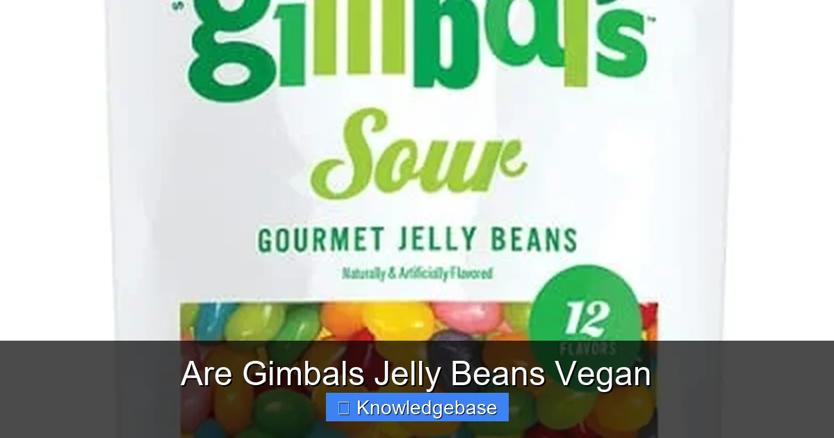 Are Gimbals Jelly Beans Vegan