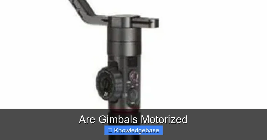 Are Gimbals Motorized