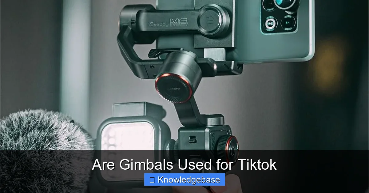 Are Gimbals Used for Tiktok