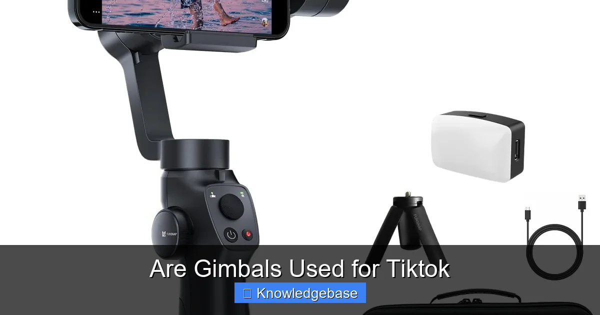 Are Gimbals Used for Tiktok