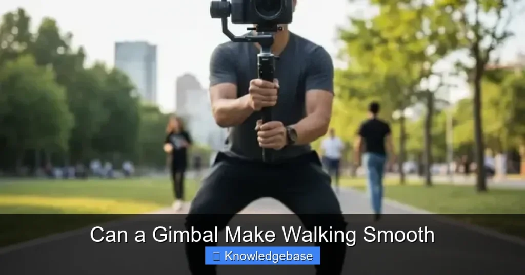 Can a Gimbal Make Walking Smooth