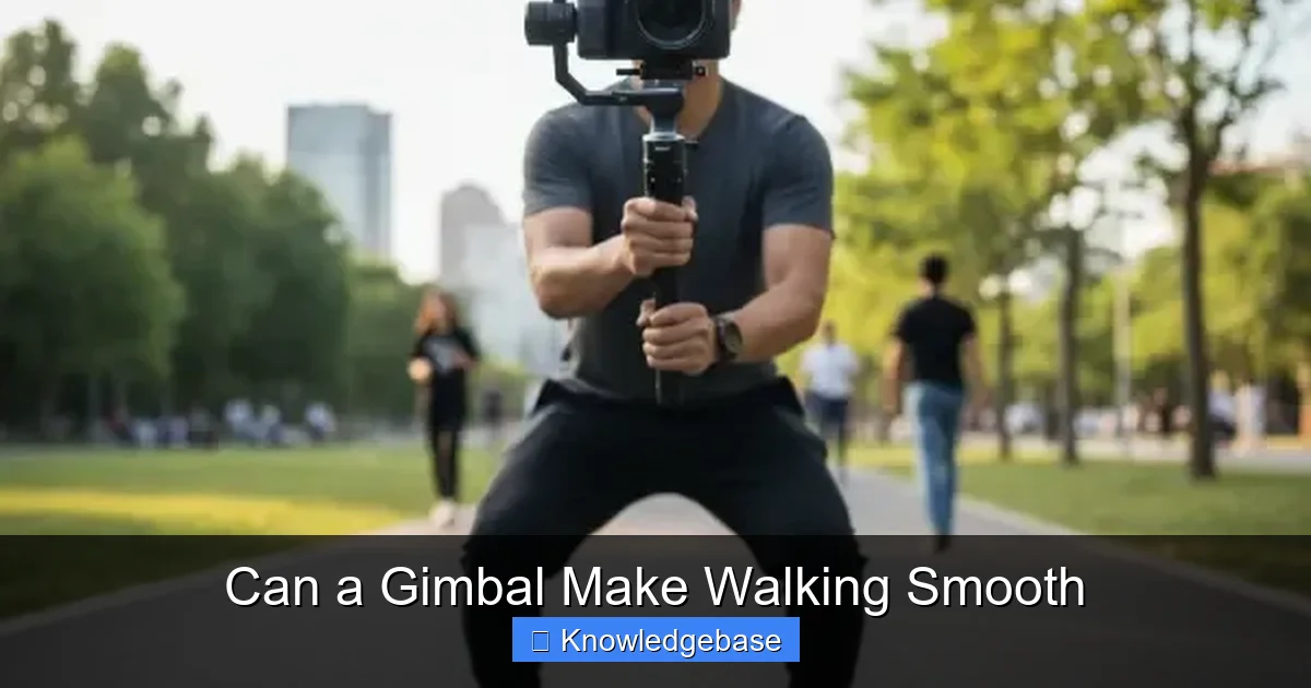 Can a Gimbal Make Walking Smooth