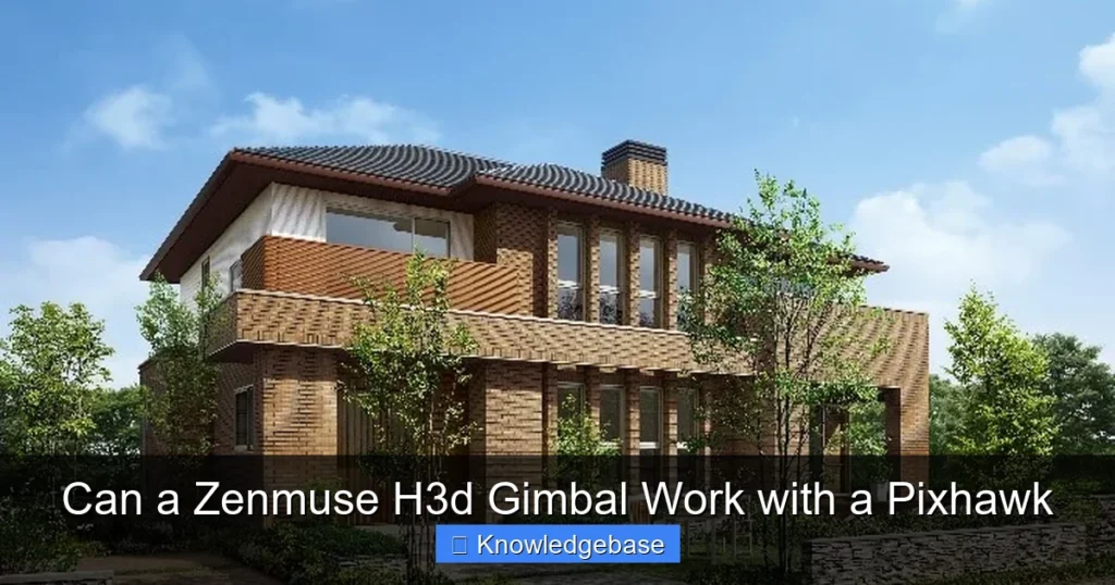 Can a Zenmuse H3d Gimbal Work with a Pixhawk