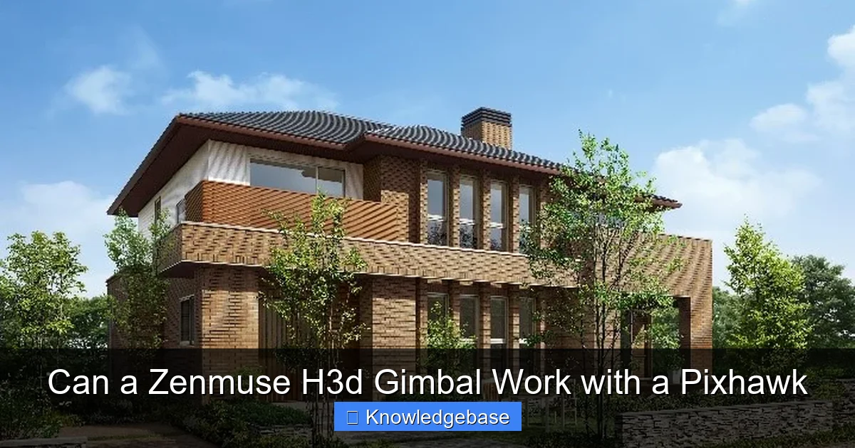 Can a Zenmuse H3d Gimbal Work with a Pixhawk