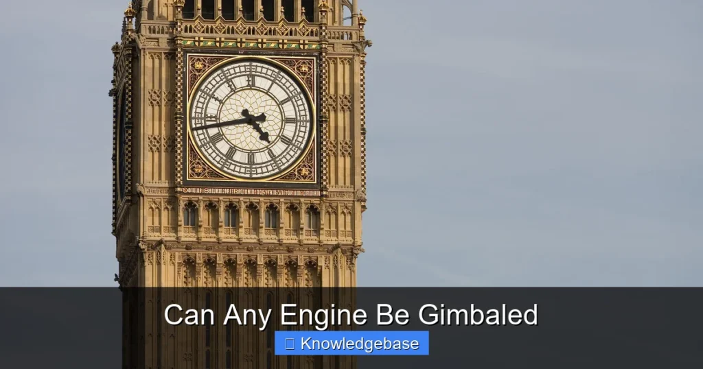 Can Any Engine Be Gimbaled