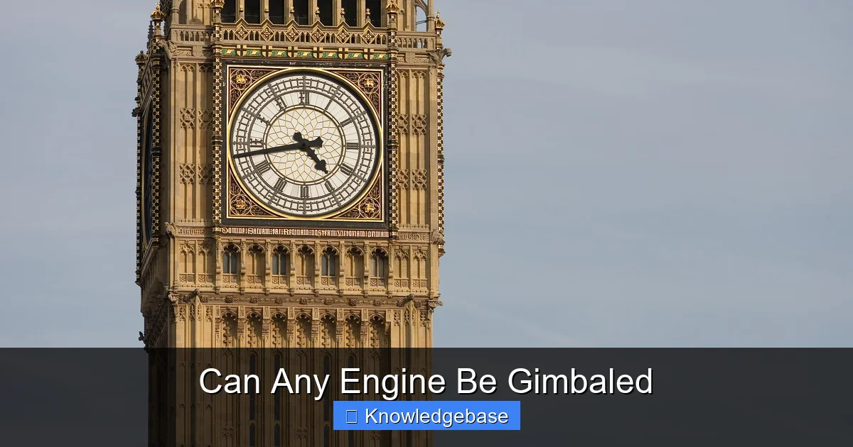 Can Any Engine Be Gimbaled