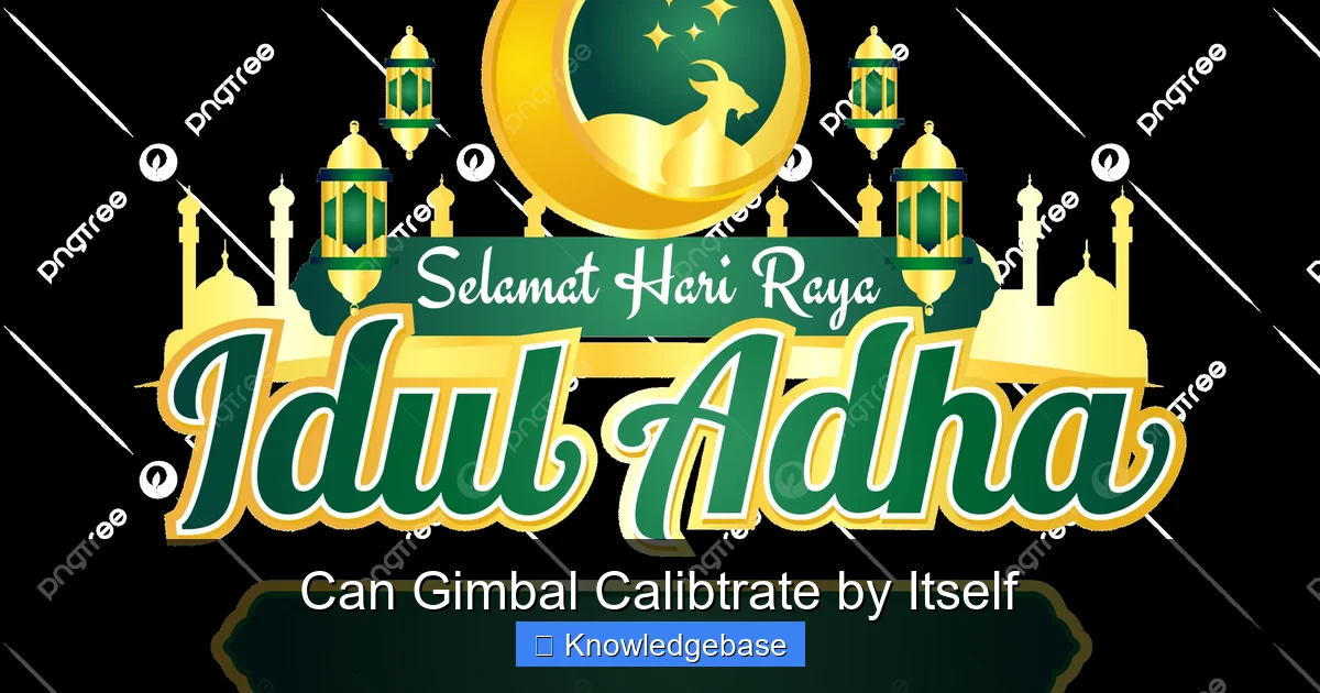 Can Gimbal Calibtrate by Itself