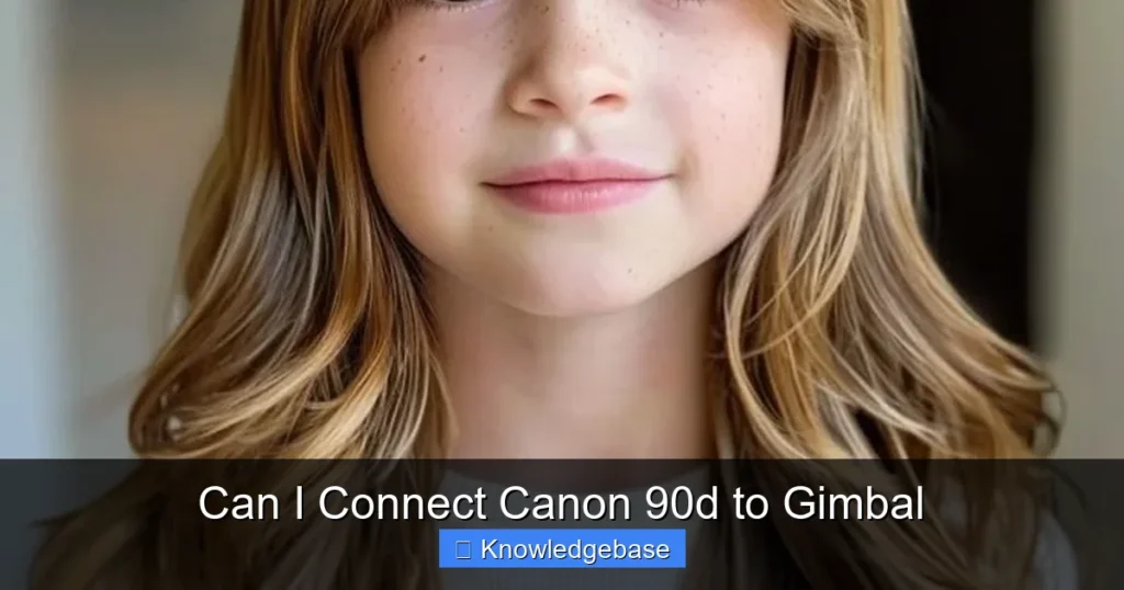 Can I Connect Canon 90d to Gimbal