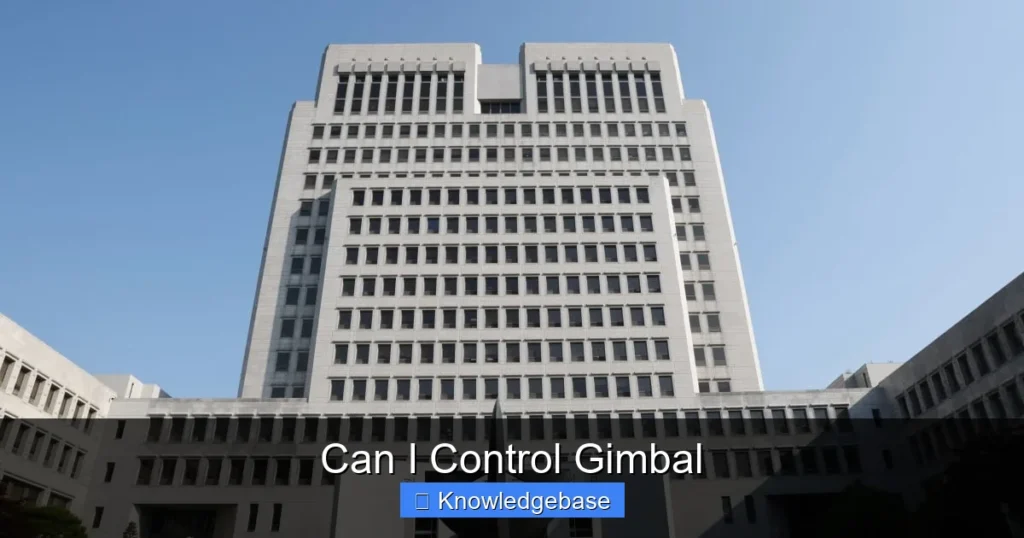 Can I Control Gimbal