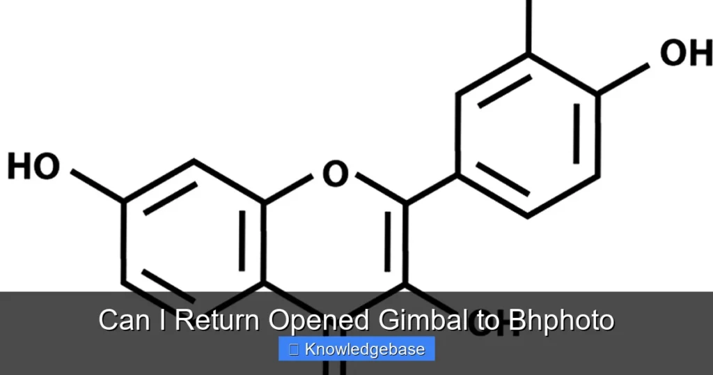 Can I Return Opened Gimbal to Bhphoto