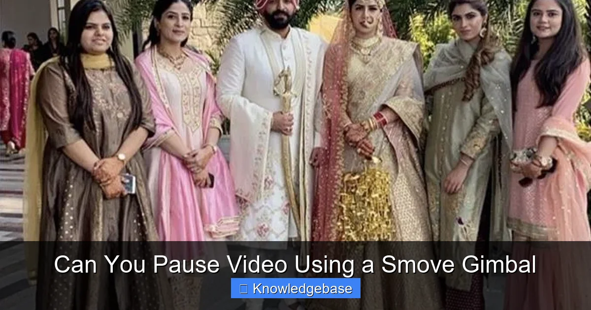 Can You Pause Video Using a Smove Gimbal