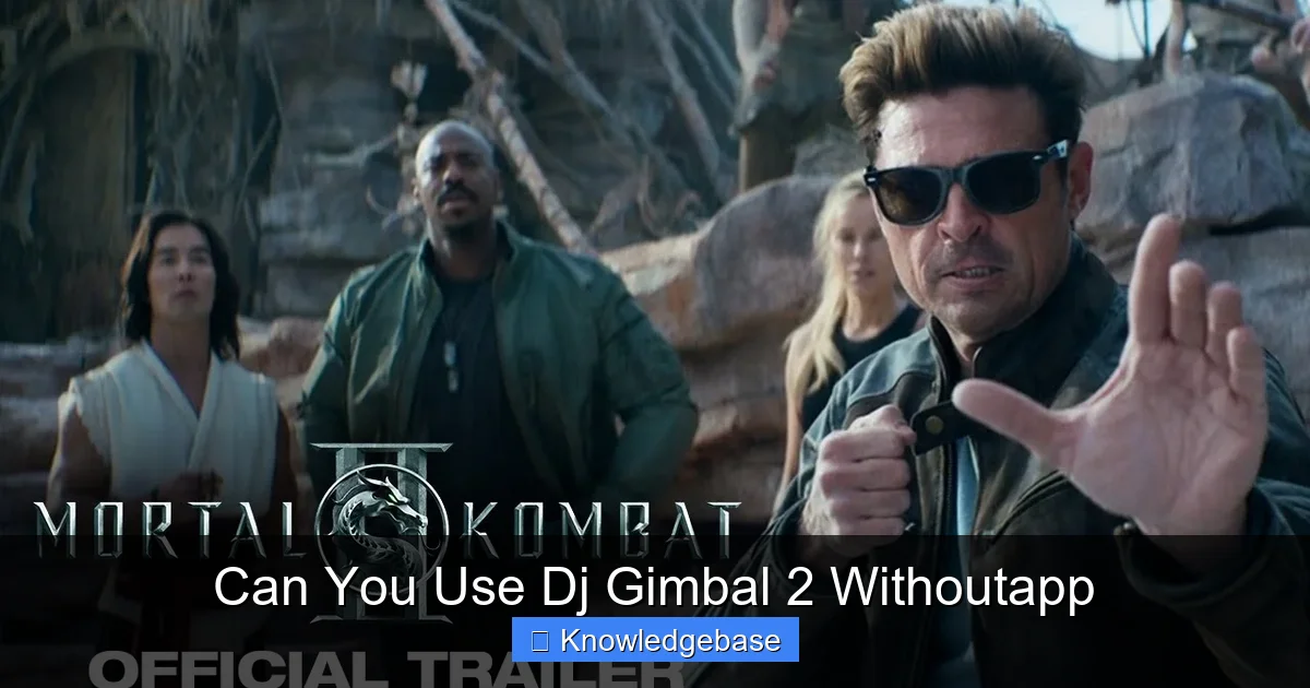 Can You Use Dj Gimbal 2 Withoutapp