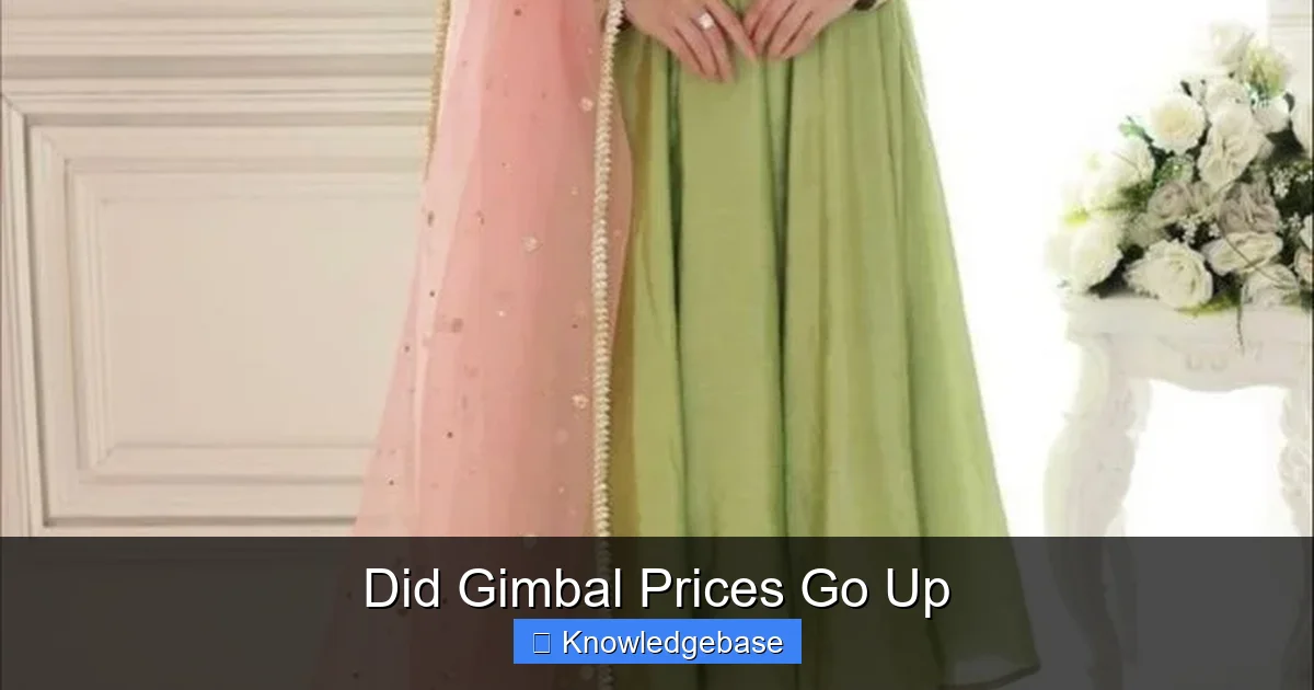 Did Gimbal Prices Go Up